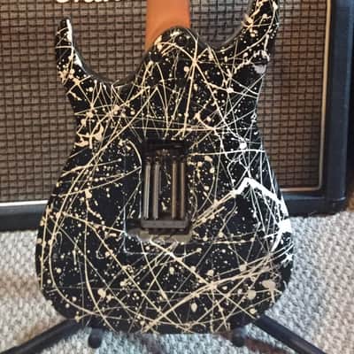 Ibanez RG - CUSTOM paint (B&W Splatter), Floyd Rose, Scalloped, Seymour Duncan image 3