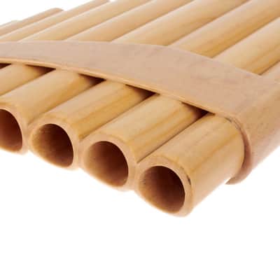 HORA Alto Pan Flute - 18 Pipes - Maple Wood - Handmade in Romania image 4