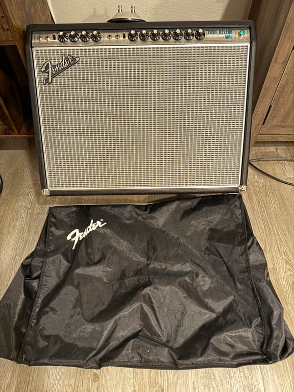 Fender '68 Custom Twin Reverb-Amp 2-Channel 85-Watt 2x12" Guitar Combo 2013 - Present - Black image 1