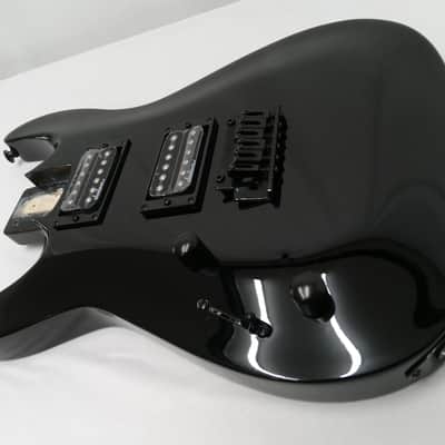 Jackson Left Handed Black JS Guitar Body Neck Plate Stock Parts Loaded Lefty image 6