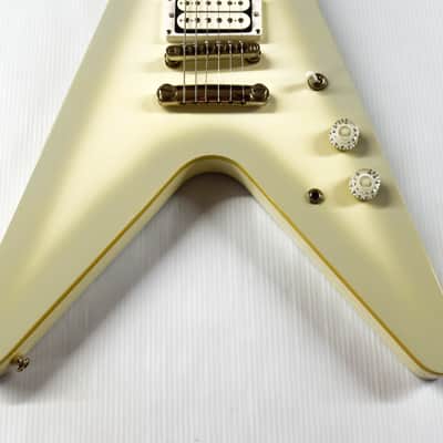 Epiphone Brendon Small Signature "Snow Falcon" Flying V - Snow Burst image 3
