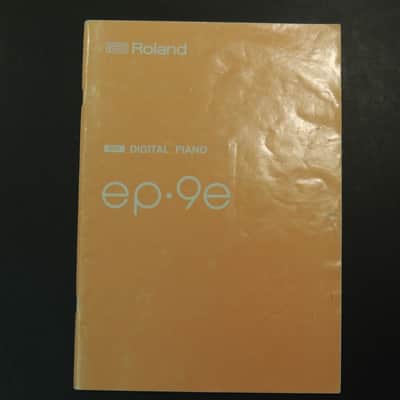 Roland EP 9e Owner's Manual [Three Wave Music]