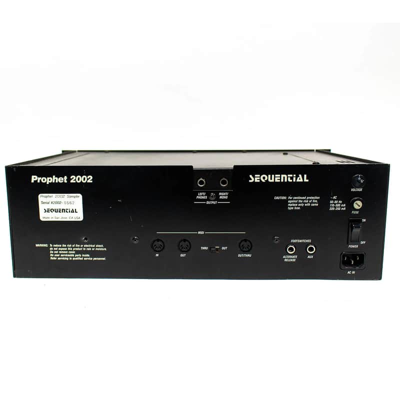 Sequential Prophet 2002 Rackmount 8-Voice Polyphonic Synthesizer Bild 2