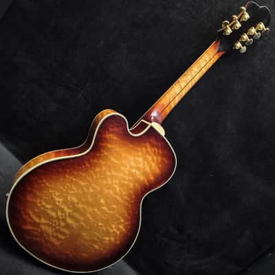 2003 Victor Baker Model 17 7-string electric archtop guitar w/OHSC image 7
