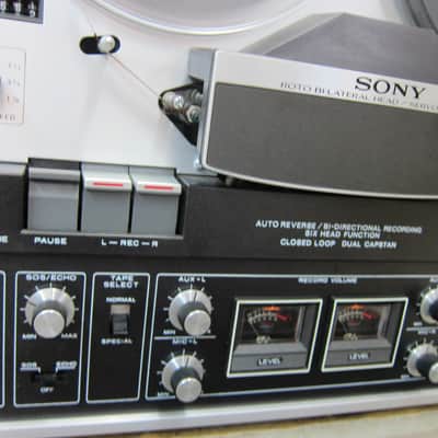 Sony TC-440 Reel To Reel, Auto Reverse 6 Heads, Dual Capstan,Sound on Sound, Box, Manual, Cover, Nee image 3