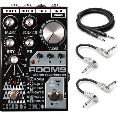 New Death by Audio Rooms Digital Stereo Multi Reverb Guitar Effects Pedal image 1