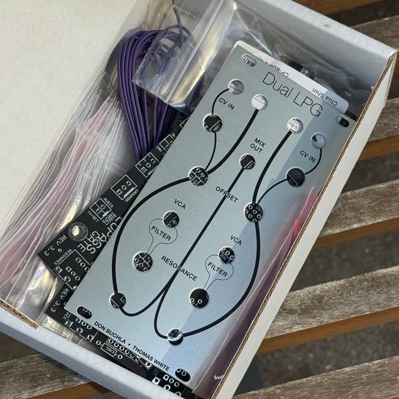 SynthCube DJ Thomas White Dual Low Pass Gate LPG full kit - Eurorack image 1