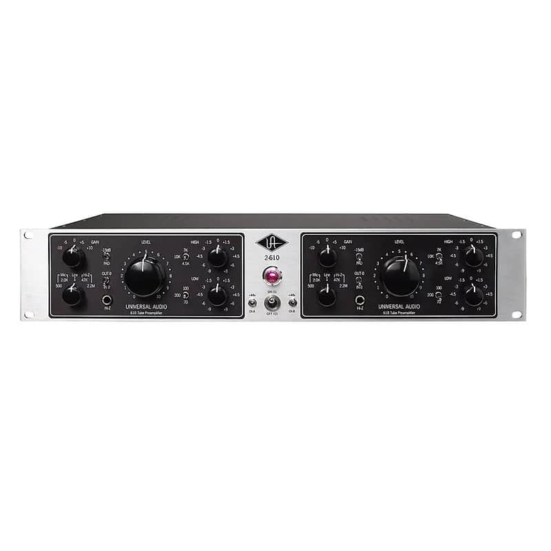 Universal Audio 2-610 Dual Channel Mic Preamplifier | Reverb