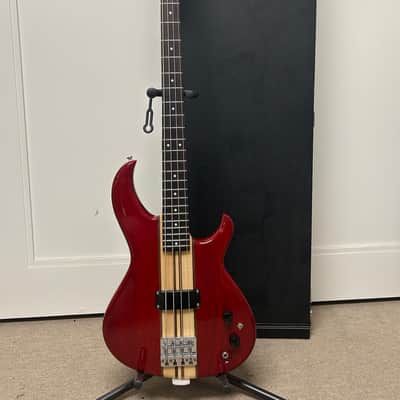 Aria Pro II SB-700 Four String Bass Guitar - Paduak Red w/Free Hard Case image 1
