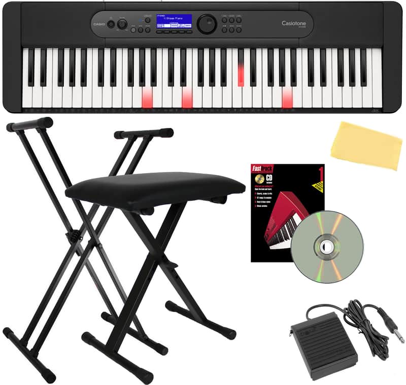 Casio LK-S450 Casiotone 61-Key Lighted-Key Keyboard w/ Adjustable Stand image 1