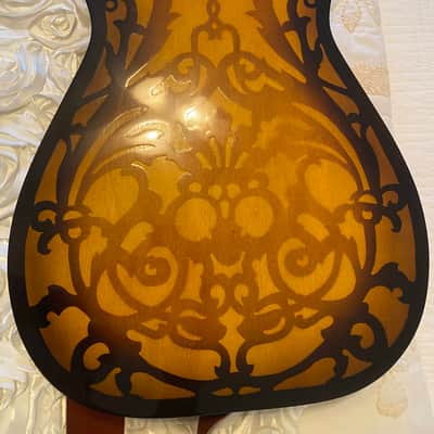 Dobro Square Neck Resonator Lapsteel 1993 - Sunburst image 21