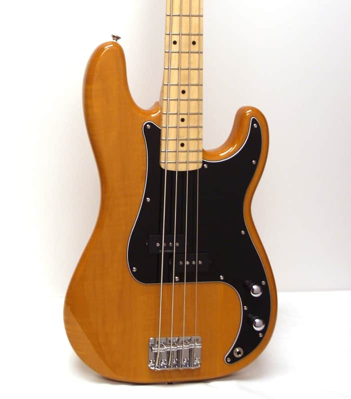 Fender Squier Vintage Modified Precision Electric Bass - Amber