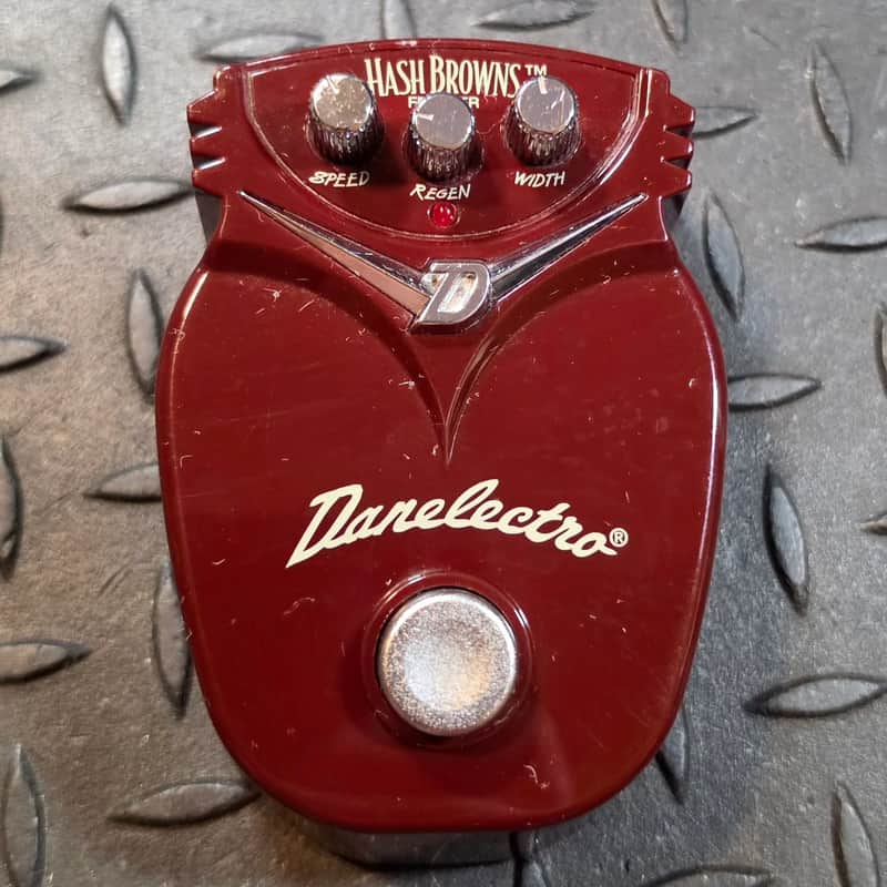 Danelectro Hash Browns Flanger 2000s - Maroon Food Series Flange DJ-8 imagen 1