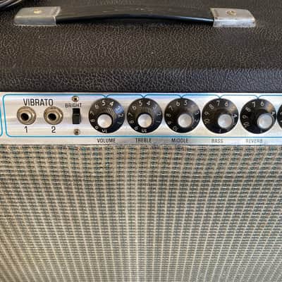 Fender Twin Reverb 100-Watt 2x12" Guitar Combo Amp 1973 - Silverface w/ Original Oxford Special Design Speakers image 7