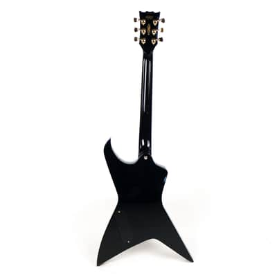 Evil Instruments (Claudio Sanchez) Presents: “The Jackhammer” - Black with Gold Mirror Pickguard (In partnership with Dunable Guitars) image 2