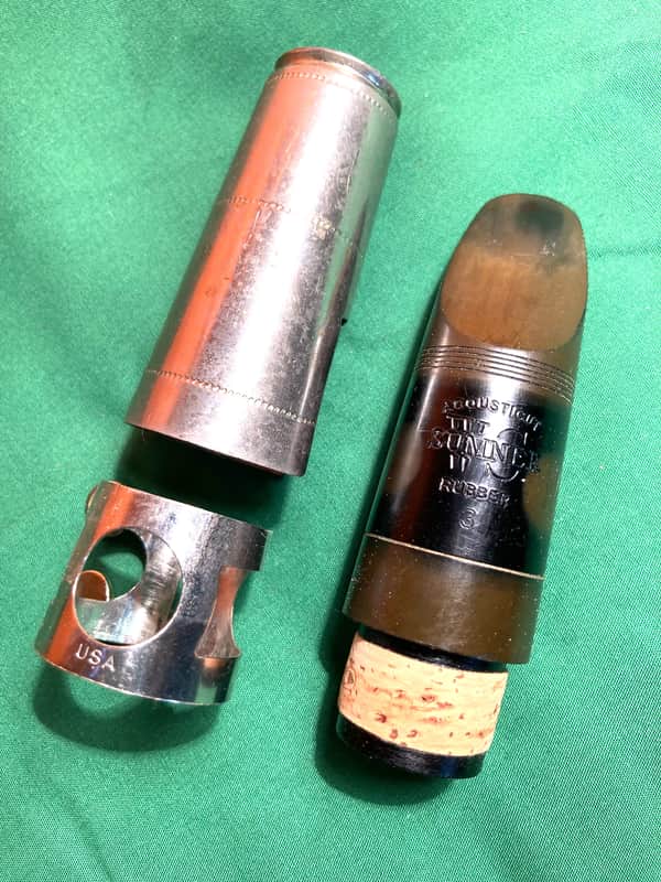 Sumner Acousticut Rubber #3 Clarinet Mouthpiece-Great Condition-Rare 4 Ring-Wow! image 1