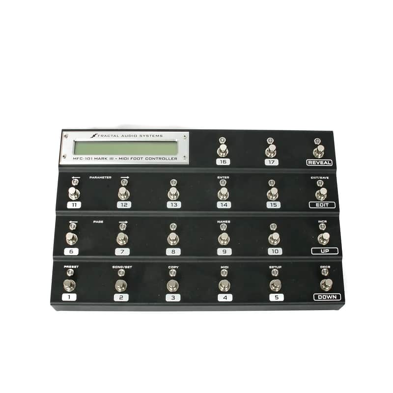 ギター Fractal Audio Systems MFC-101 Mark III Fractal Audio MFC-101 Mark III MIDI Foot Controller | Reverb