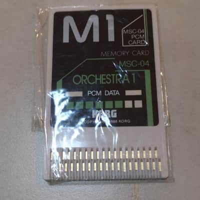 Korg M1 - PCM DATA CARD - MSC-04 - ORCHESTRA 1