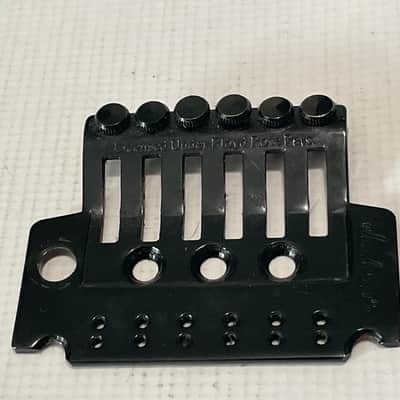 2000's Japan Jackson Licensed JT-580LP Floyd Rose Tremolo Bridge Black Base Plate image 2