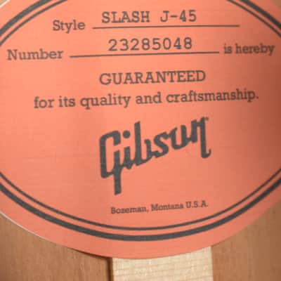 Gibson Custom Slash J-45 November Burst image 11