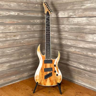 BC Rich Shredzilla 7 string Prophecy Electric Guitar Spalted Maple (1034) image 6