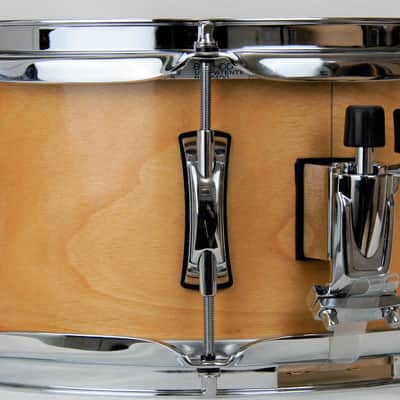 Click Custom Icon Snare Drum 6x12 10ply Birch Natural Gloss Oil image 2