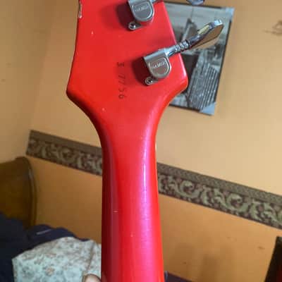Hamer Blitz bass 1983 - Red image 6