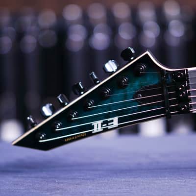 Esp E Ii Horizon Fr 7 Black Turquoise Burst image 7