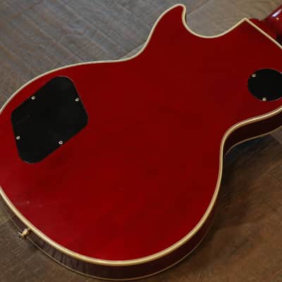 2010 Gibson Custom Shop Les Paul Custom Single-Cut Electric Guitar Wine Red + COA OHSC image 14