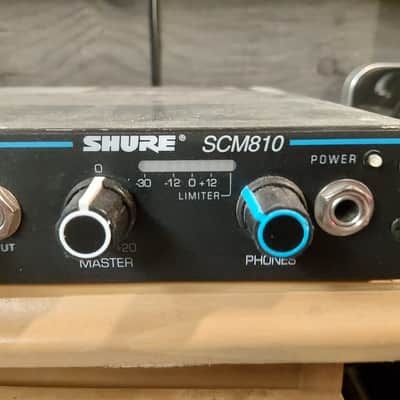 Shure SCM810 8-Channel Automatic Mic Mixer with EQ 2010s - Black image 1