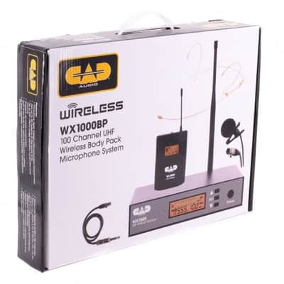 CAD Audio WX1000BP 100 Channel UHF Wireless Body Pack Mic System image 2