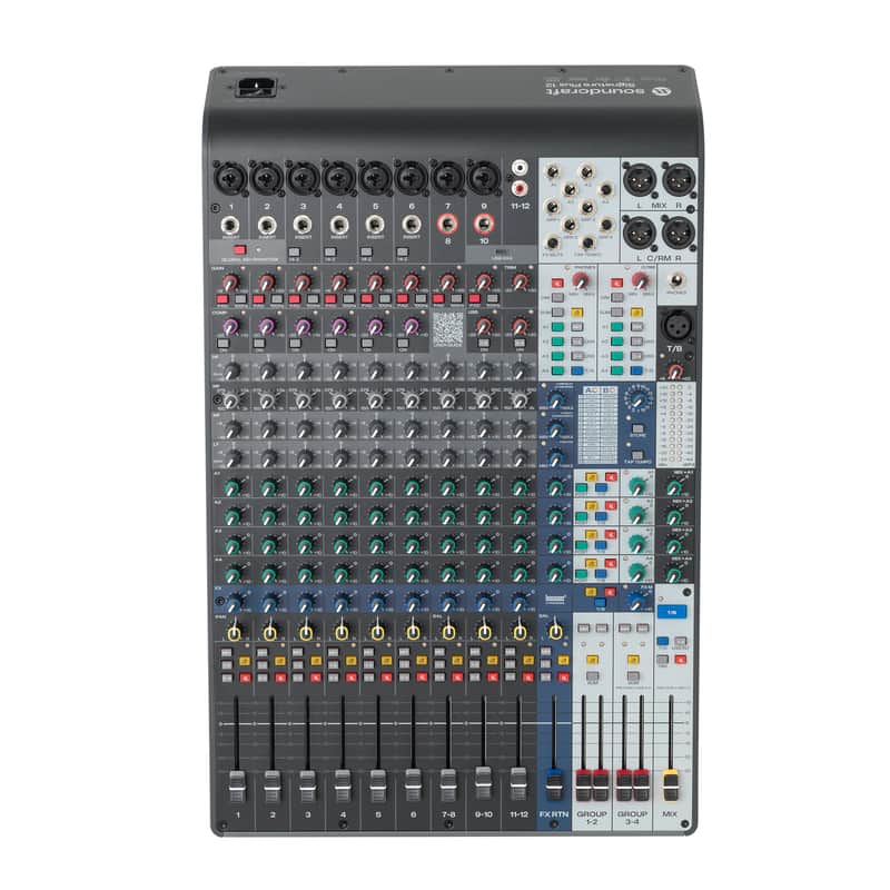 Soundcraft Signature Plus 12 Analog Mixer w/Lexicon and 4x4 USB-C image 1