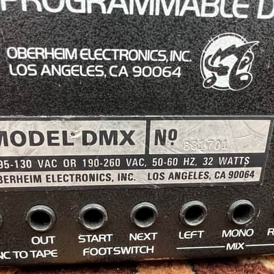 Vintage 1980s Oberheim DMX Digital Drum Machine w/ Manual & Cards *One Owner* image 19