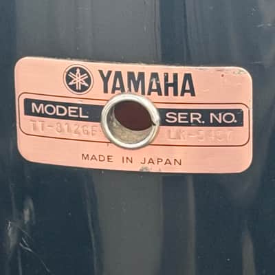 Yamaha 8000 tour custom 22/16/13/12 80s - black image 11