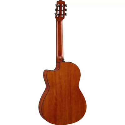 Yamaha NCX1C-NT Classical Acoustic Guitar w/ Electronics, Cutaway, Solid Cedar Top, Gloss image 2