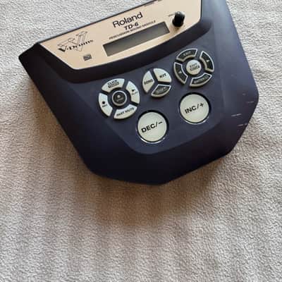 Roland TD-6 V-Drums Percussion Sound Module w/ Cable Set, Mount & Power Supply