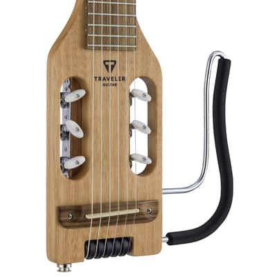 Traveler Guitar Ultra-Light Nylon-String Acoustic/Electric Travel Guitar (Mahogany) image 3