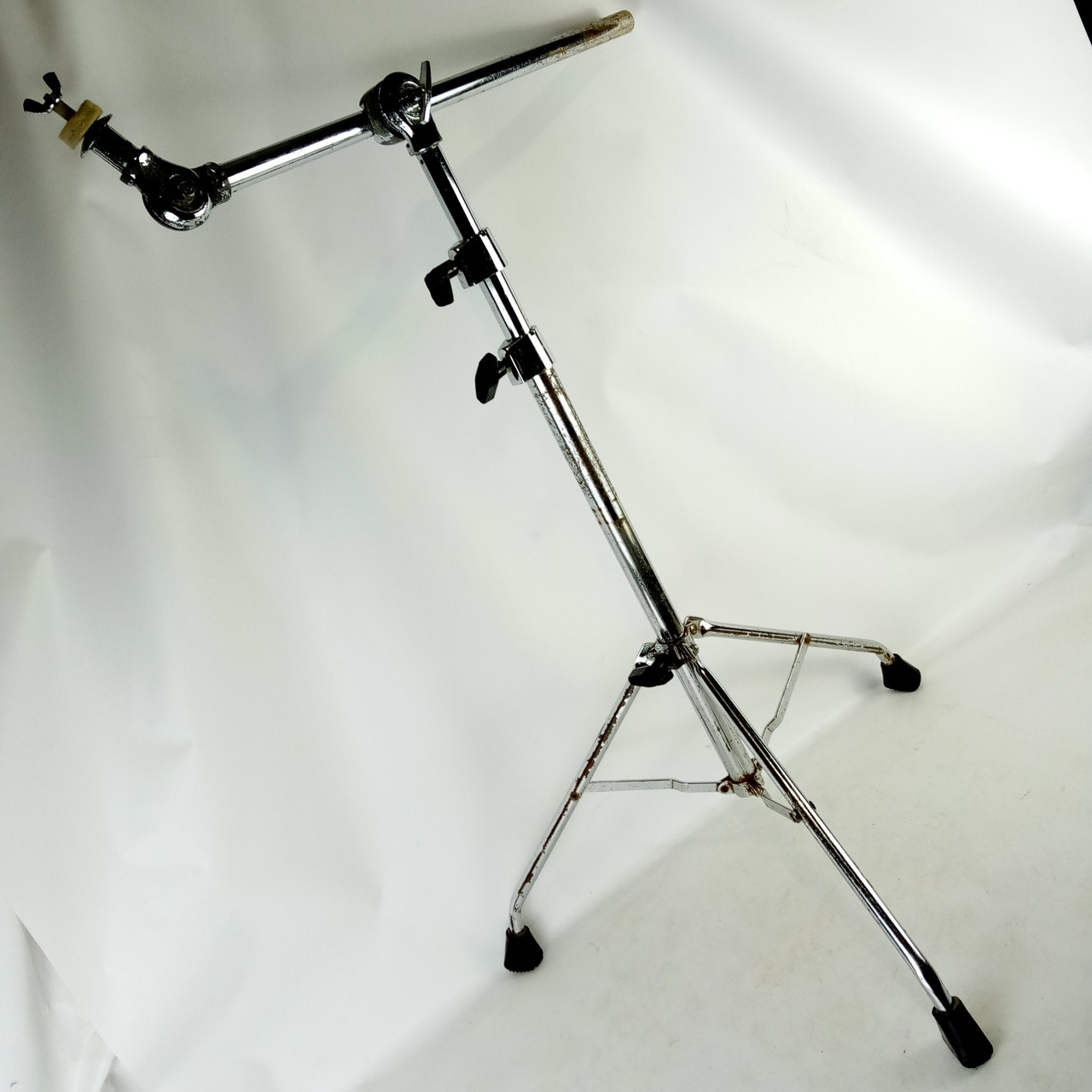 Ludwig 1411 Hercules Boom Crash/Ride Cymbal Stand Tube-Leg Tripod Vintage 70-80s — main photograph