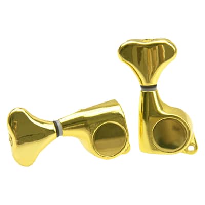 6 Guitar Machine Heads Sealed Tuning Key Pegs Tuners Set Replacement 3L+3R Compatible with Strat ST Tele SG Style Electric or Acoustic Guitars (Gold) image 4