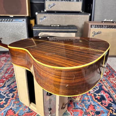 1979 Morris D28 Style X-Braced Dreadnought Model WE-40 Shadow Pickup image 13