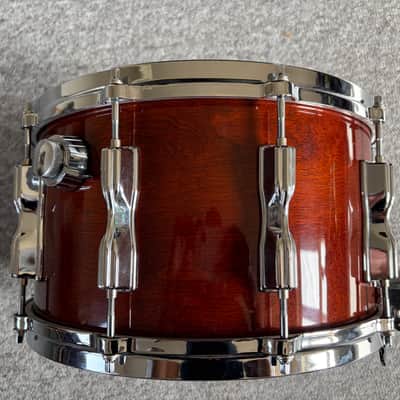 Tama AW458 Superstar Mastercraft Artwood Birch 8x14" Snare Drum with Roller-Action Strainer 1981 - 1986 - Super Mahogany image 5
