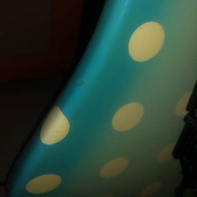 Kramer Vintage Nightswan 1988-89 - Light Blue Polka Dot image 4