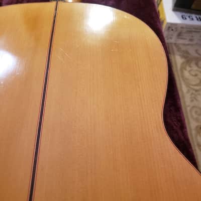 Anselmo Solar Gonzalez Anselmo Solar Gonzalez flamenco guitar - Santos Hernandez/Marcelo Barbero style 1964 - Top: German spruce with new golpe plates. Sides and Back: Cypress Neck: Mahogany Fingerboard: Ebony image 21