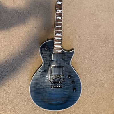 ESP LTD EC-1001 FR with Pau Ferro Fretboard 2019 - 2020 - See Thru Black image 1