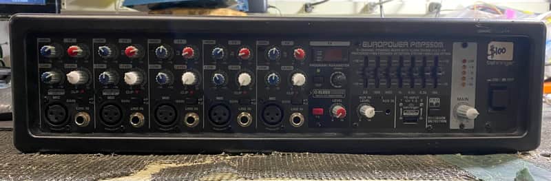 Behringer Europower PMP550M 5 Channel Powered Mixer image 1