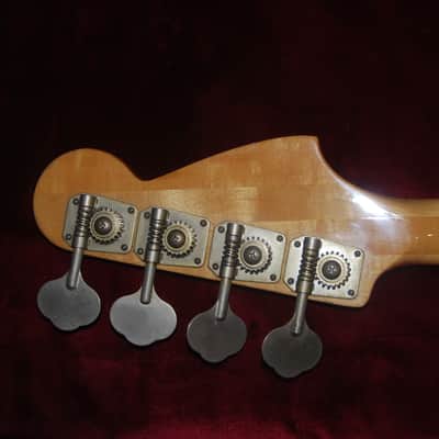 CarloRobelli Jazz Bass 1970s Tobacco Burst Left Hand Bass Guitar image 7