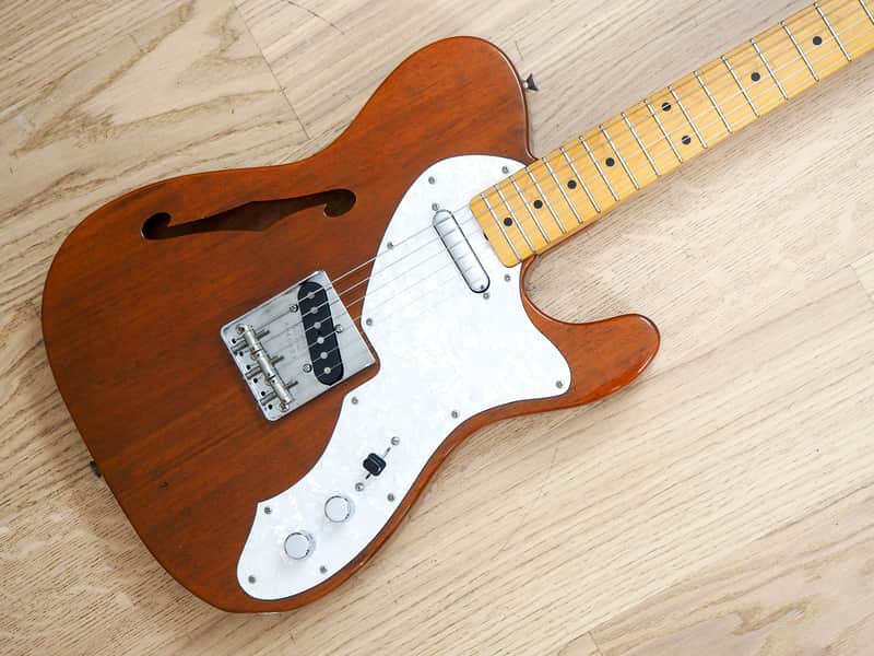 1985 Fender Telecaster Thinline '70 Reissue TN70-EX Mahogany Near