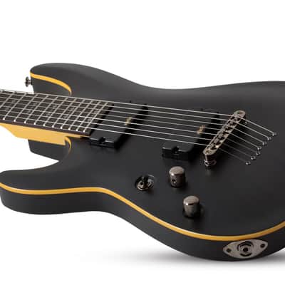 Schecter Demon-7 LH - Satin Black (3667) image 11