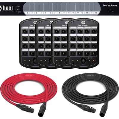 Hear Technologies Hear Back PRO | 4-Pack Personal Mixing System (AES/EBU Input) image 1