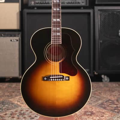 Gibson J-185 Original Acoustic/Electric Guitar - Vintage Sunburst with Hardshell Case image 3